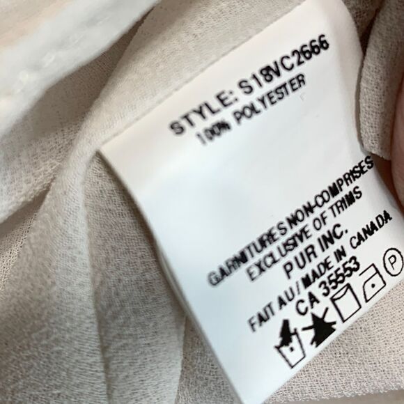 CDN Designer Iris Setlakwe White Ruffled Top - Picture 4 of 6